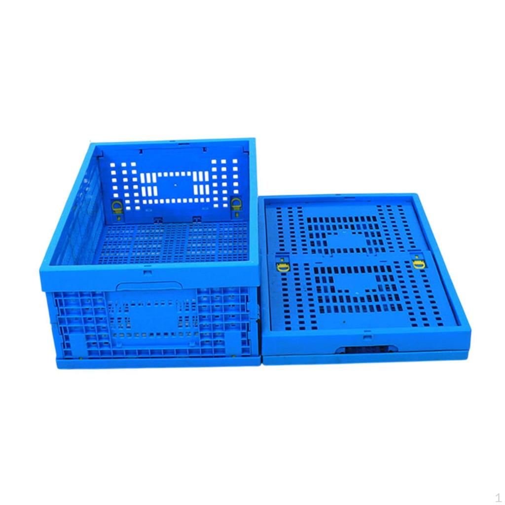 Foldable Storage Bin Container Basket Fruits and Vegetables Box for Camping