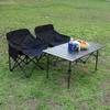 Portable Outdoor Folding Table & Chair Set for BBQs – Includes 1 Roll-up Table & 4 Chairs
