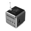Bluetooth-compatible Mini Speaker Wireless Music Player Digital Display Stereo Sound Rechargeable Portable FM Radio Speaker