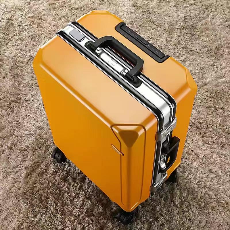 2025 Universal Wheel Aluminum Suitcase with Combination Lock