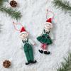 Holiday Season Cloth Christmas Angel Skirt Shape Hanging Pendants Angel Girl Pendant Cute Toy Pendant Tree Decorations