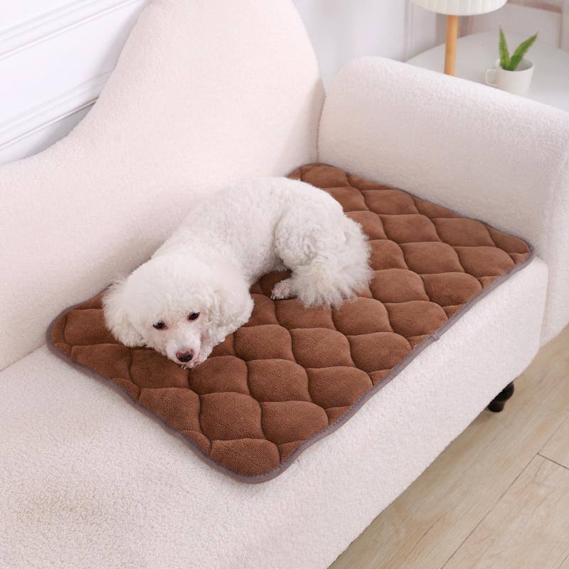 Autumn & Winter Thickened Warm Portable Anti-Slip Polyester Pet Mat All-season Universal Sleeping Pad for Dogs & Cats