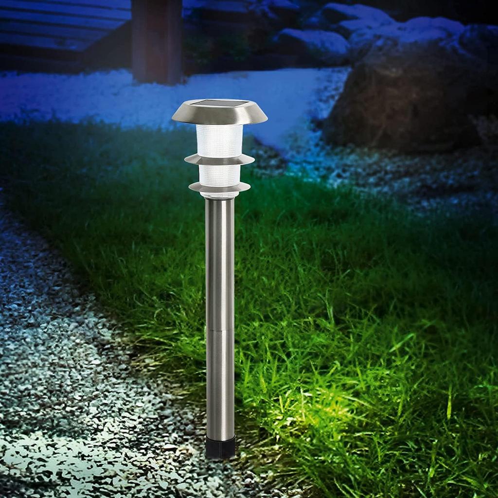 illumination until the next GWSOLAR Lighting Stainless Steel Gardening Solar 30 77cm Automatic Path Garden Outdoor LED Garden Model Long-lasting