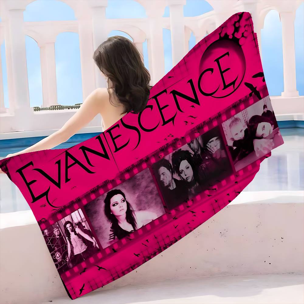 Rock Band E-Evanescences Microfiber Beach Towel Absorbent Quick dry Soft Yoga Swimming Resort Mountain Climbing Towel