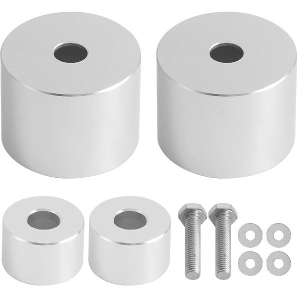 A Pillar Grab Handle Repair Upgrade Kit Compatible With 2002-2009 Dodge Ram 1500 2500 3500 Aluminum Material - Silver