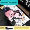Esports Mouse Pad  One Piece Robin Computer Smooth Flexible Rubber Lock Edge Gamer Computer Keyboard Pad Kawaii Mosuepad