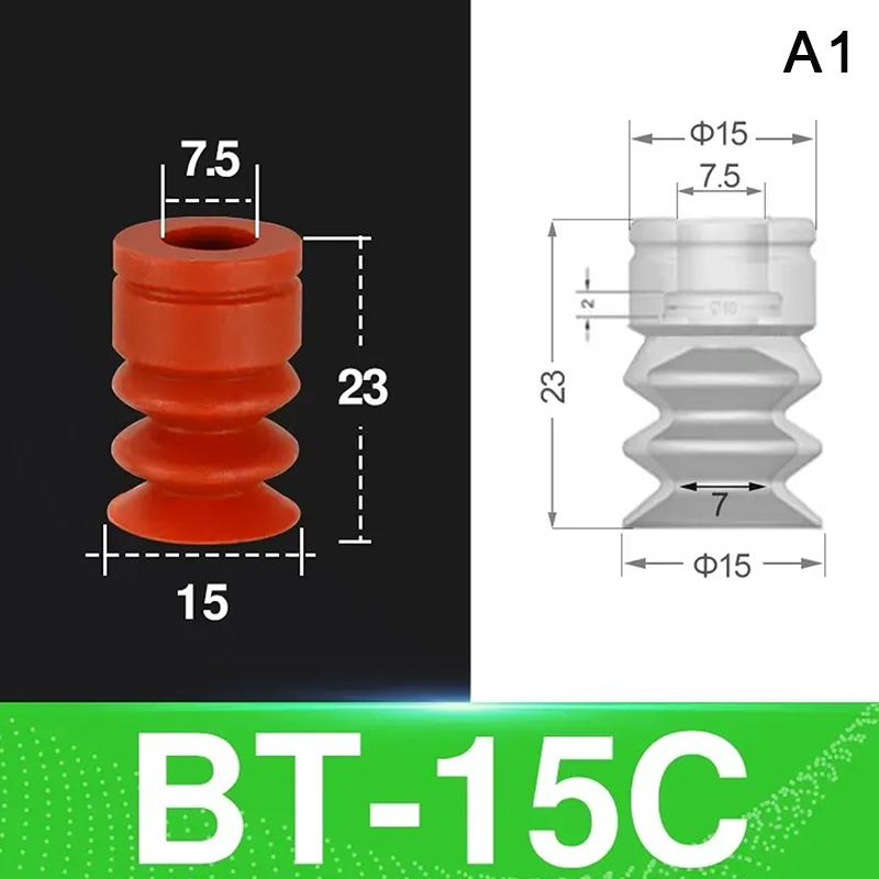 

10Pcs Injection Molding Machine Mechanical Pneumatic Components Vacuum Suction Nozzle Star Tower Sucker Bt15C-Bt40C 15C красный
