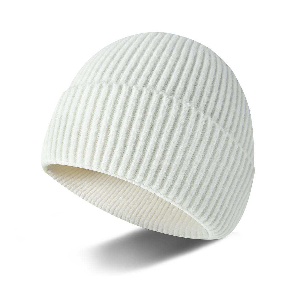 Sheep wool knitted hats men's and women's hats autumn and winter new hats cold winter hats integrated molding warm wool hats