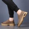 Fashion Casual Men's Genuine Leather Shoes Classic Business Versatile Style Outdoor Leisure Party Daily Office Quality Thick Soled Shoe