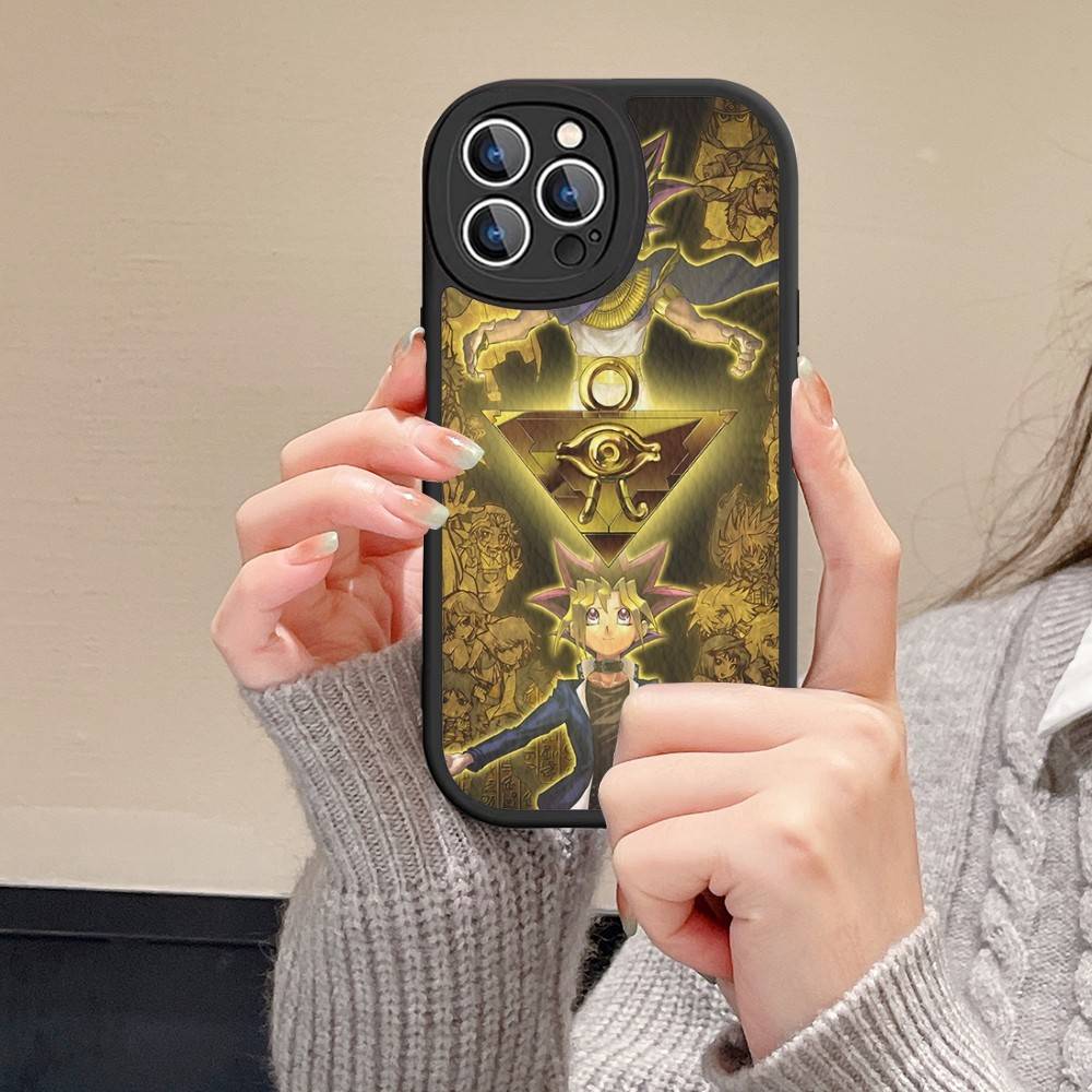 Anime Yu-Gi-Oh! Phone Case For IPhone 16 15 14 13 12 11 Pro Max Plus Leather Cover