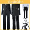 Before Nightmare The Christmas Jack Skellington Stripe Halloween Cosplay Costume