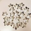 10 szt./30 szt. Spinki do włosów w kształcie gwiazdek Zatrzaskowe spinki do włosów w kształcie gwiazdek Antypoślizgowe spinki w kształcie gwiazdek dla dziewcząt kobiet Akcesoria Y2K Srebrne metalowe spinki do włosów Spinki do włosów w kształcie gwiazdek
