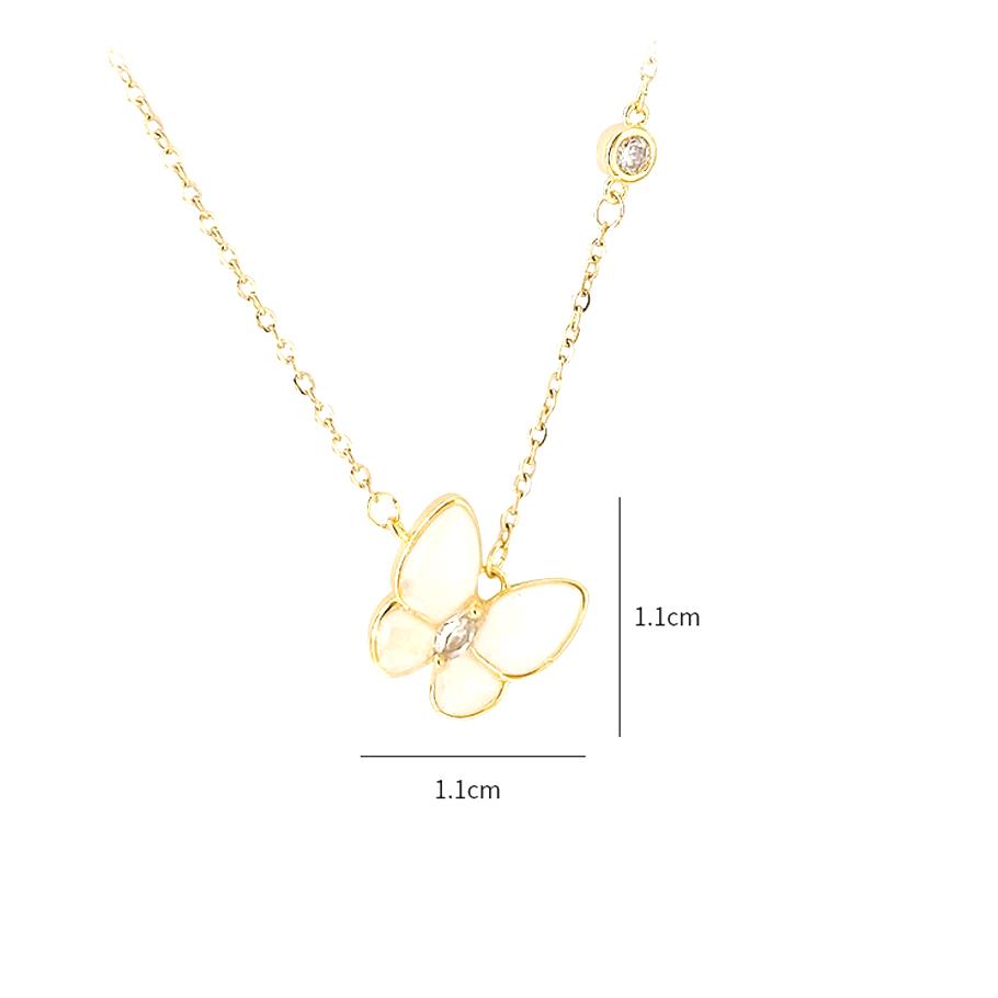 Butterfly Necklace for Women Original Quality Elegant Cute Pendants Necklaces Brand Jewelry
