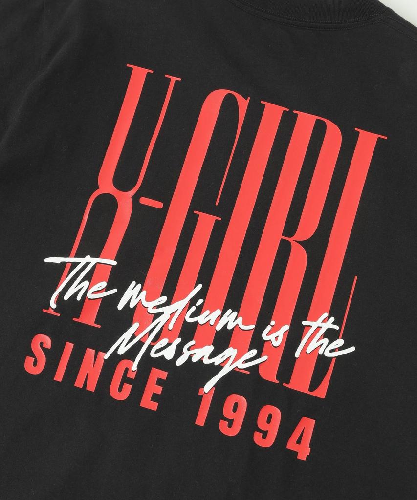 X-girl Vertical Logo Short Sleeve Tee, Size XL, 105252011008, Black