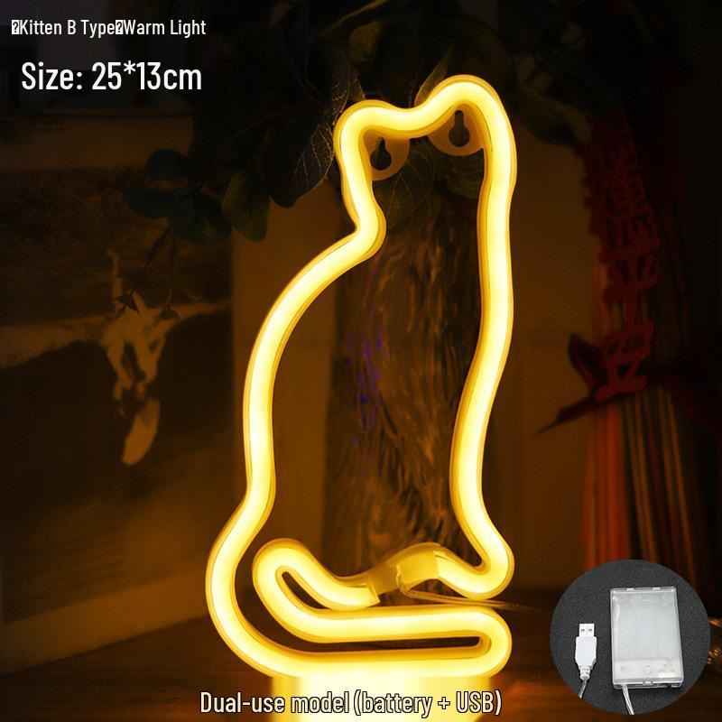 Trendy LED Neon Night Light Sign for Wall Décor