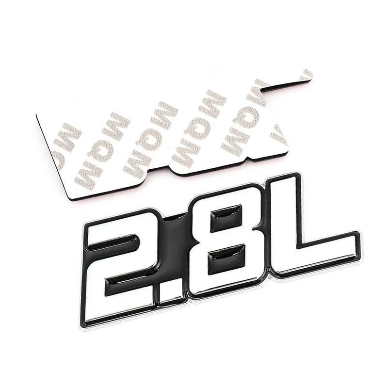 1Pc 2.0L 2.2L 2.4L 2.5L 2.8L Emblem Badge Decal for SUV Car Stickers