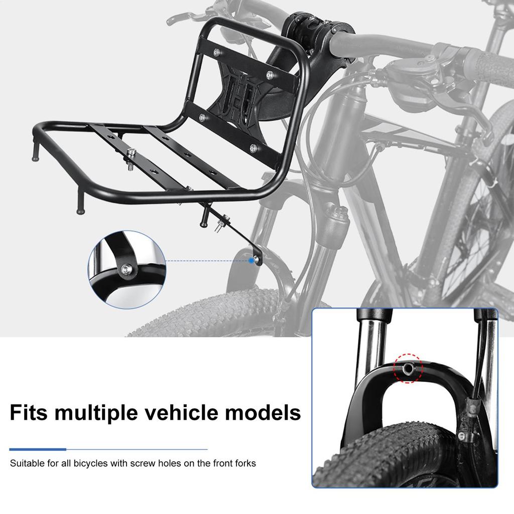 Cycling Luggage Rack Quick Release Strong Load Bearing Holder Bike Cargo Racks For Kids Adult Girls Women Men Mountain Bike