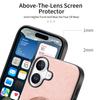 B1 For iPhone 16 Plus Leather Back Case Compatible with MagSafe Skin-Touch Phone Cover