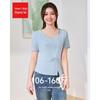 IEF Women's 2026 Summer Curvy Fit Pleated Loose Blouse