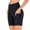 Women'S Seamless Knitted Color Buttocks Shorts Breathable High Elastic Sports Running Yoga Pants