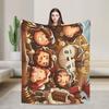Clair Obscur Expedition 33 Gustave Flannel Throw Fashion Blankets Video Game for Couch Knitted Fashion Blanket Travel Warm Portable Quilt