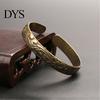 Man Woman Brass Adjustable Hand Bracelet Bangle Valentine Day Jewelry Gift Cuff