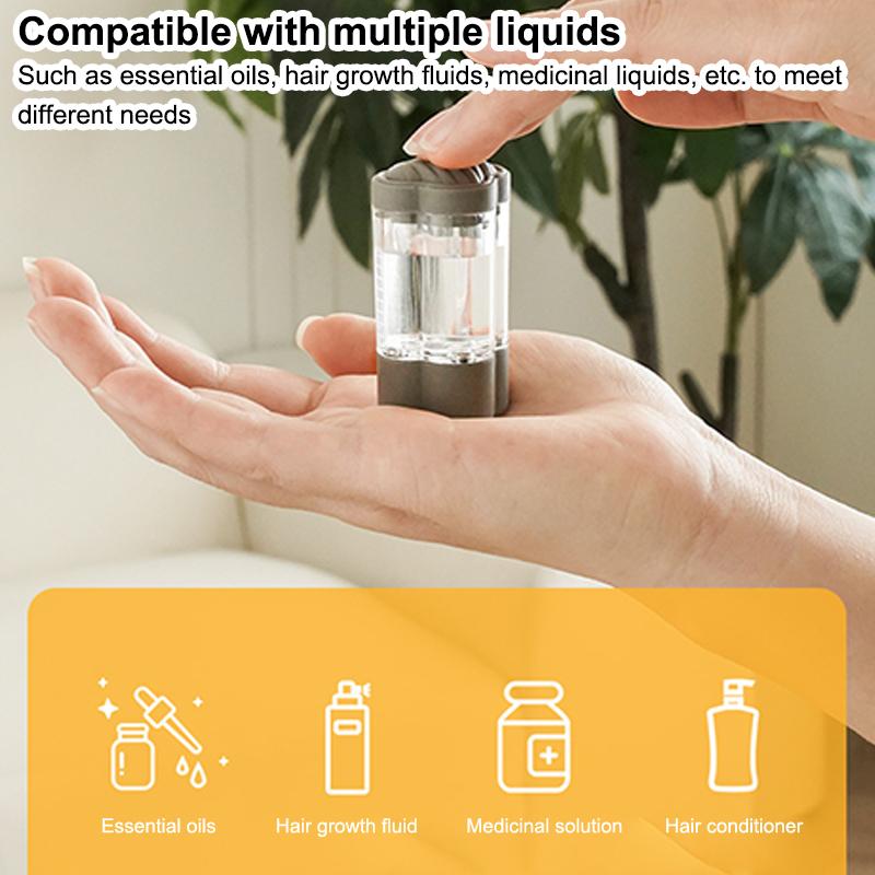 Hoofdhuid Applicator Minoxidil 1-8ml Essence Haargroei Vloeistof Bal Massagekop Medicijn Toediening Smeer Vloeistof Gids Kam