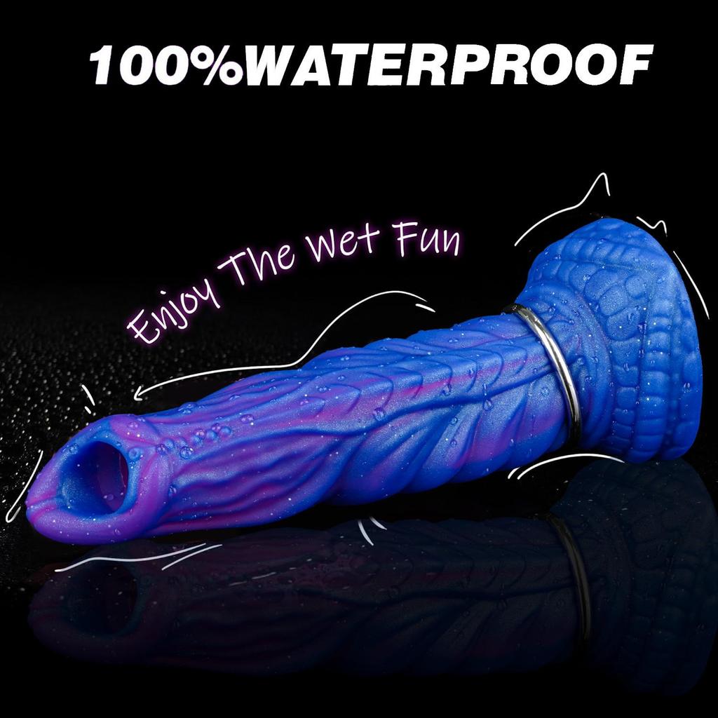 Mixed Color Silicone Ovipositor Egg Hatching Masturbator - Anal Plug & Vaginal Massager