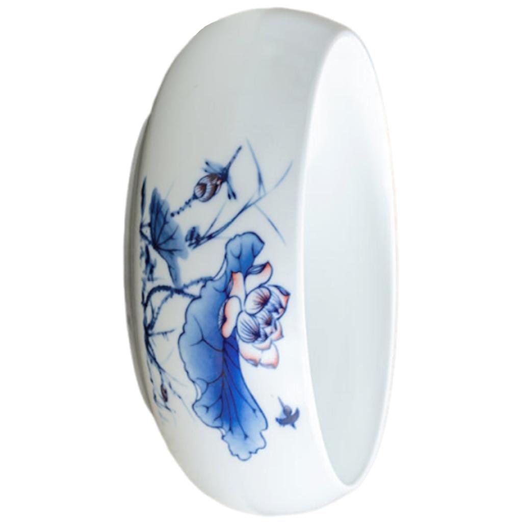 Creative Elegant Ceramic Flower Bowl for Indoor Gardens Water Lilies and Small Fish No Drainage Design Leak Prevention