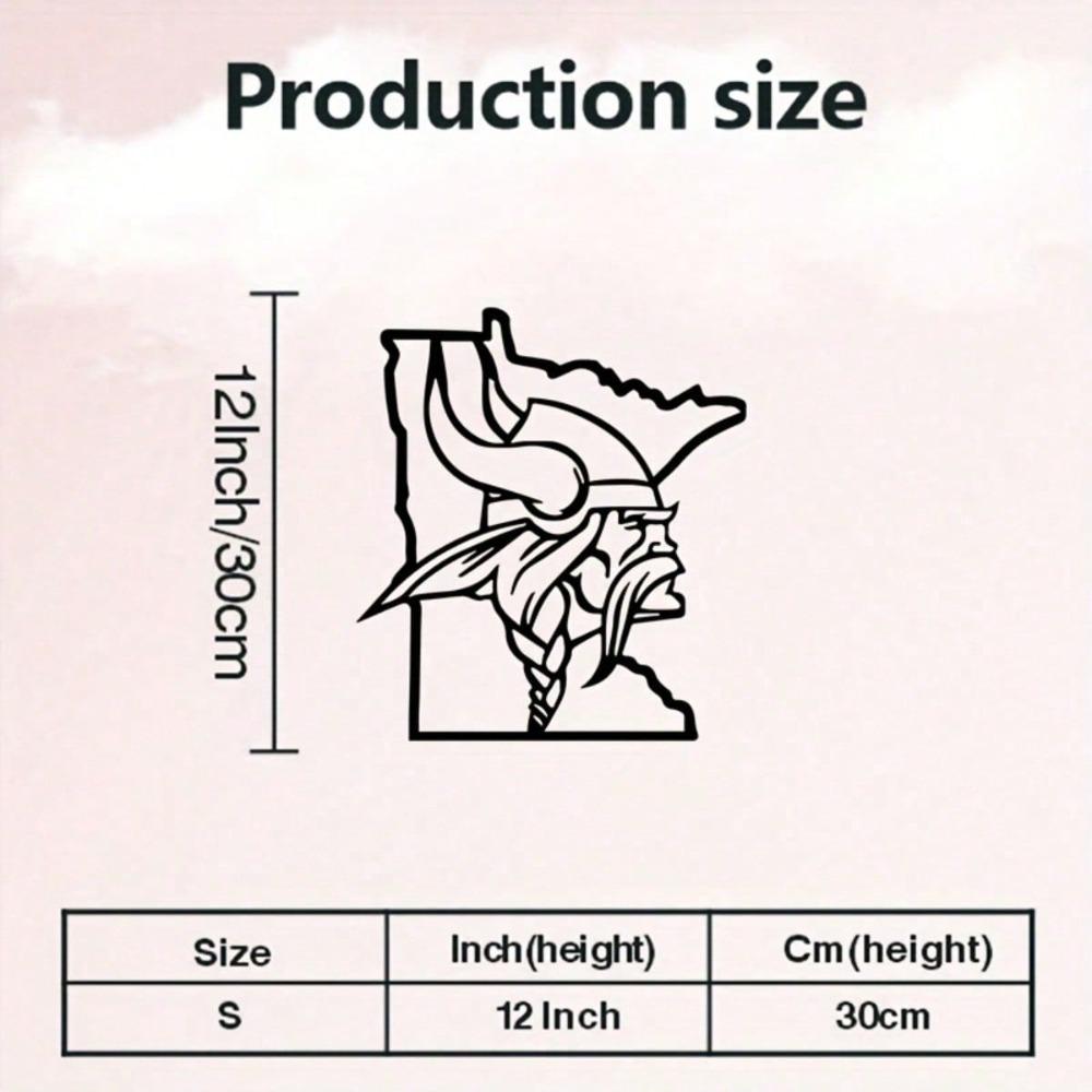 Minnesota Metal Wall Art Sports Fan Sculpture Living Room Decor Gift