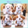Cute Boneshaped Puppy Plush Toy With Pp Cotton Filling For Bag Accessory