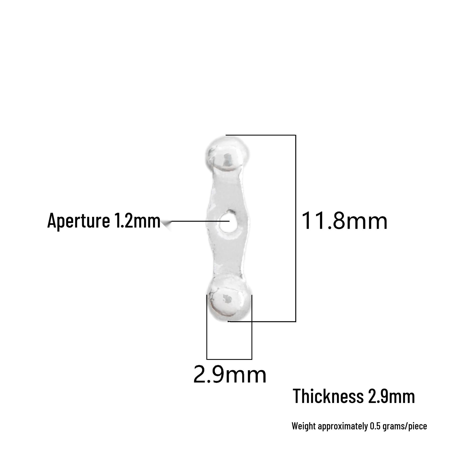 S999 Sterling Silver Thai Bone Spacer Beads for DIY Bracelet  Necklace Crafting Full Silver 999