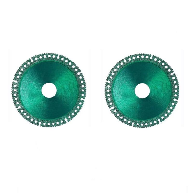 2/5 Pack Diamond Cutting Wheels Precise Cuts On Ceramic Compatible with All Materials Angle Grinder Metal Cutting Disc Tools