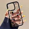 Acrylic Phone Case for iPhone 11 12 13 14 Pro 12 14 16 Pro Max for Samsung A16 A36 A56 S24 FE High-quality Painted Anti-fall Mobile Phone Case