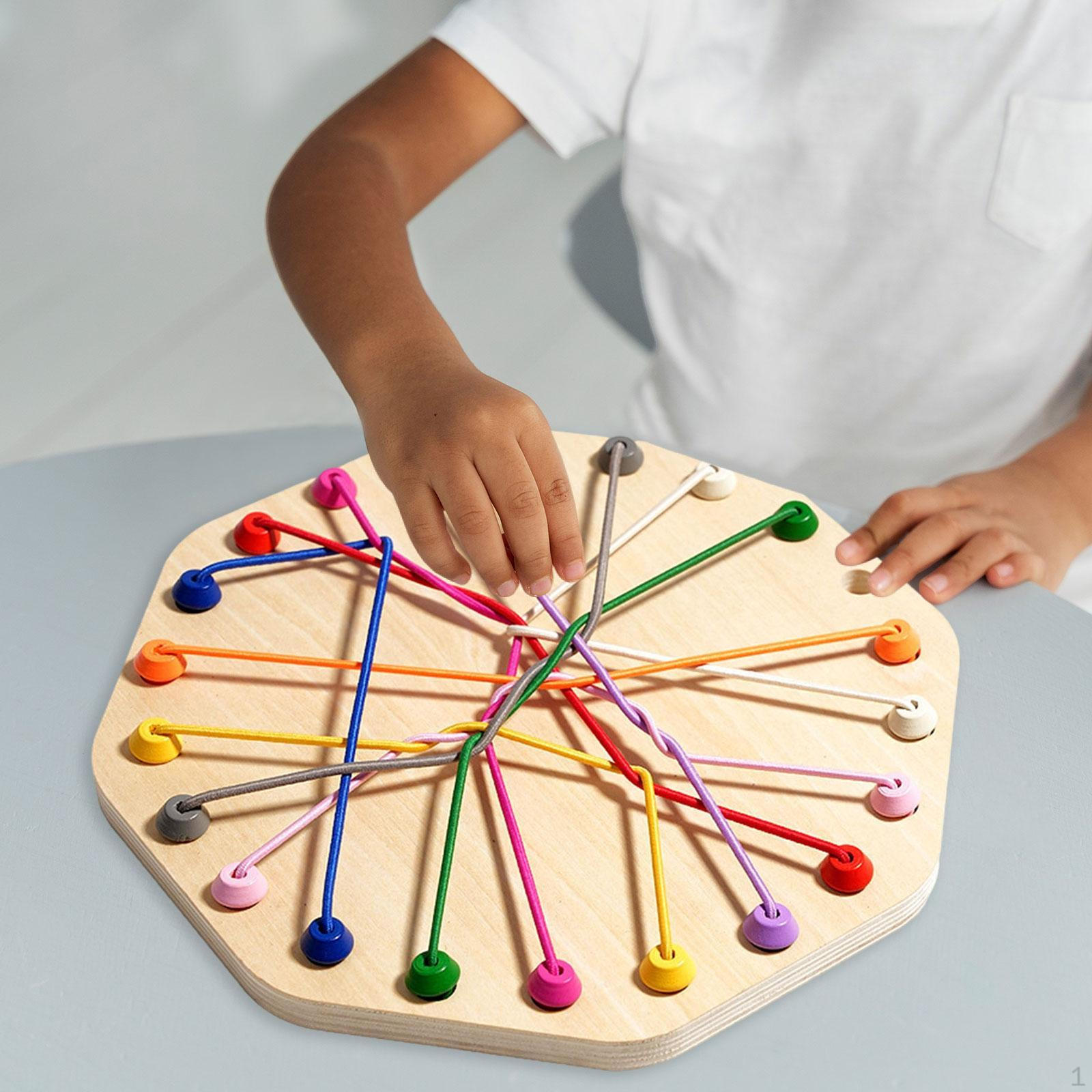 

Веревка Разборка Игрушки Ослабить Игрушку Настольная Игра Портативная Цветная Головоломка Доска Испытаний hexagon