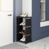 high quality4/6/8-Tier Entryway Shoe Rack and Storage Cabinet, Easy Assembly, Modular Design, Black and White Options, Space-Saving, Suitable for