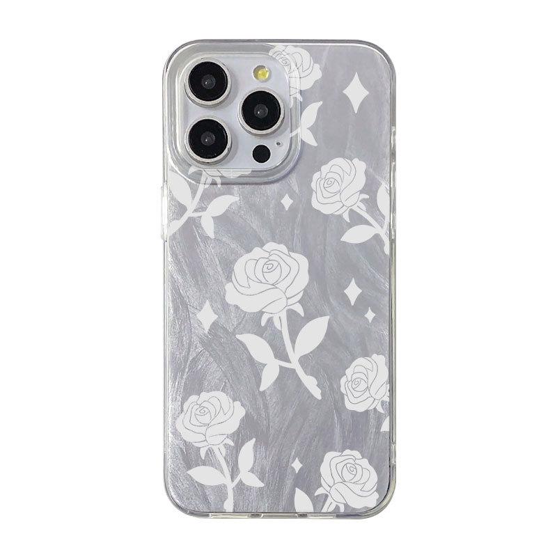 Premium Feather Flower for iPhone11/12/13/14/15/16promax Apple 17Pro Phone Case