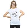 Disney Womens/Ladies Mickey Mouse Steamboat Sketch Cotton T-Shirt