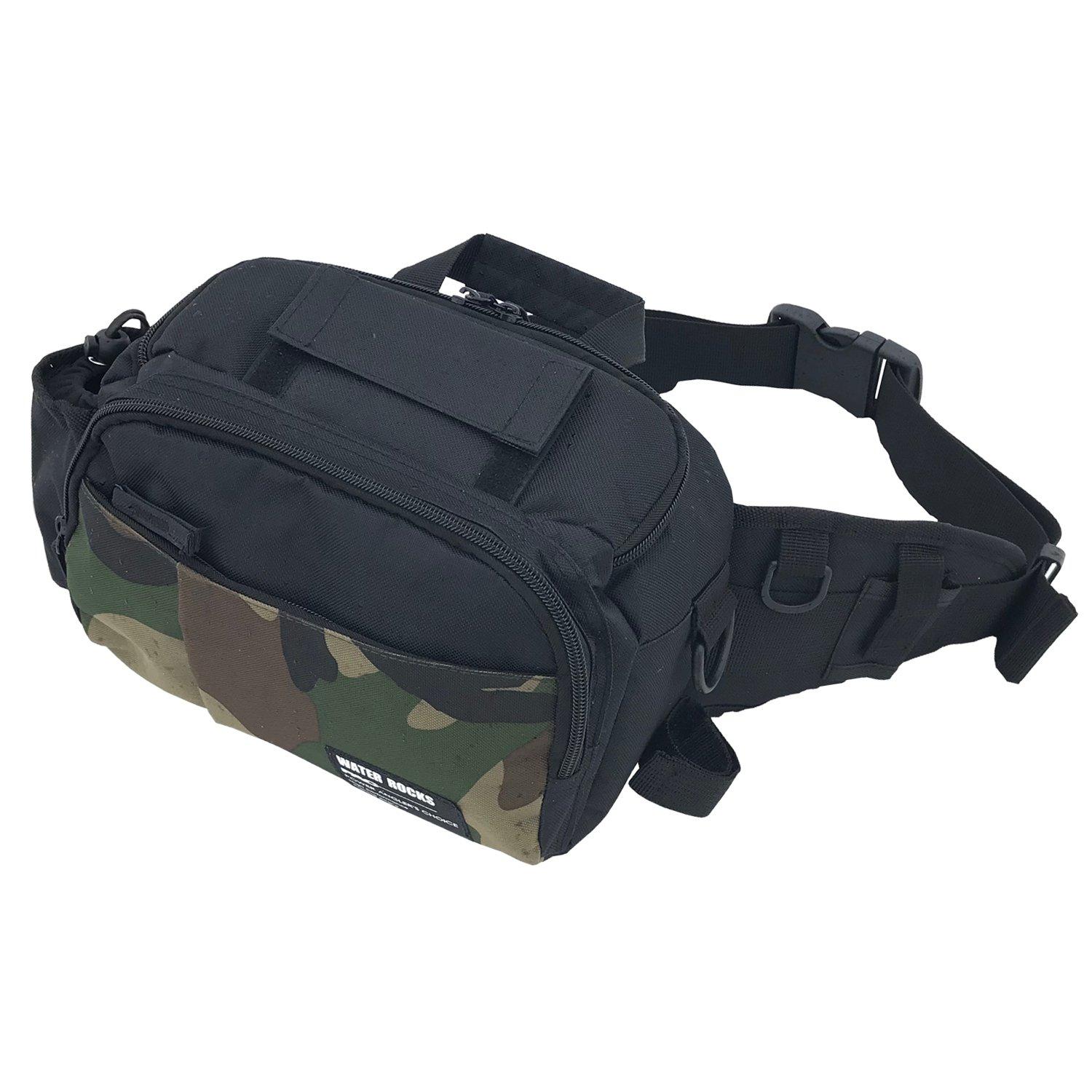 

Water Rocks Mountain Stream Bag Hip Bag II Green Camo WRBK-1076