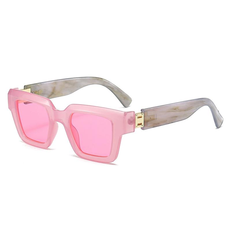 

Модные квадратные женские солнцезащитные очки Candy Color Clear Gradient Eyewear мужские панк-солнцезащитные очки с большой оправой