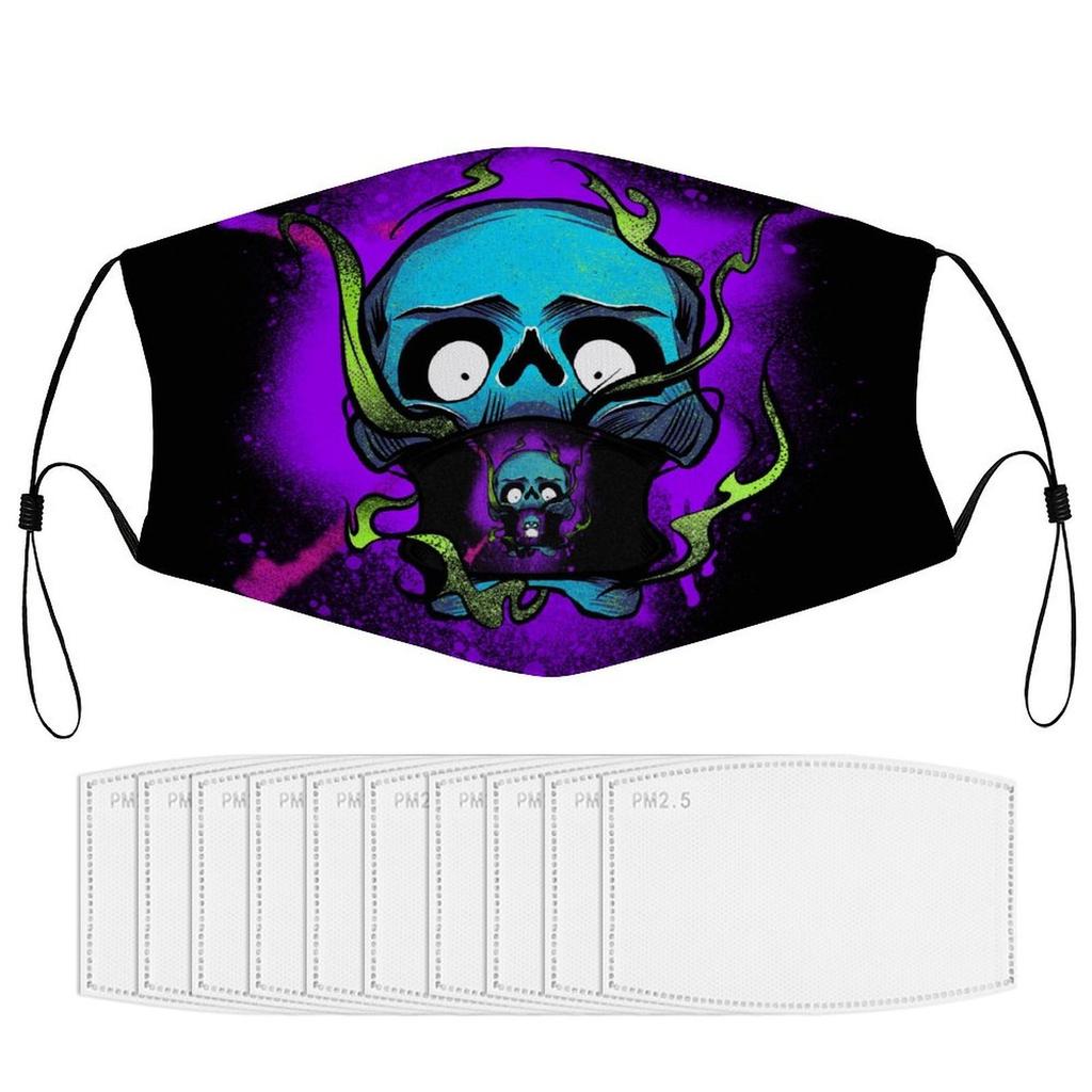 1Pack Dustproof Reusable Mask With 5/10/15 Filter Options And Comfortable Nylon Stretch Material Designed For Outdoor Daily Protection