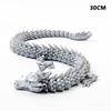 1PC 30/40CM Fish Tank Landscaping Decoration Collection Ornament Movable Jointed Dragon Statue 3D Printed Flexible Realistic