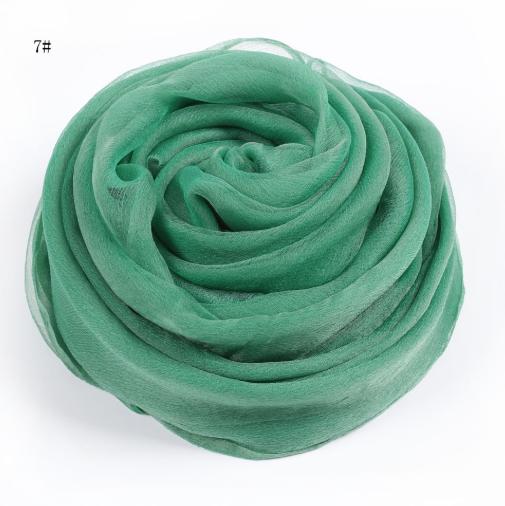 100x170cm Women 100% Natural Silk Scarf Shawl Female Pure Silk Scarves Wraps Solid Color Plus Size Shawls Long Beach Cover-ups