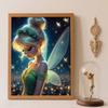 Diamond Painting 5D Round Diamond Full of Diamonds Diy Handmade Stickers, Fairy Tinkerbell Home Decoration Paintings