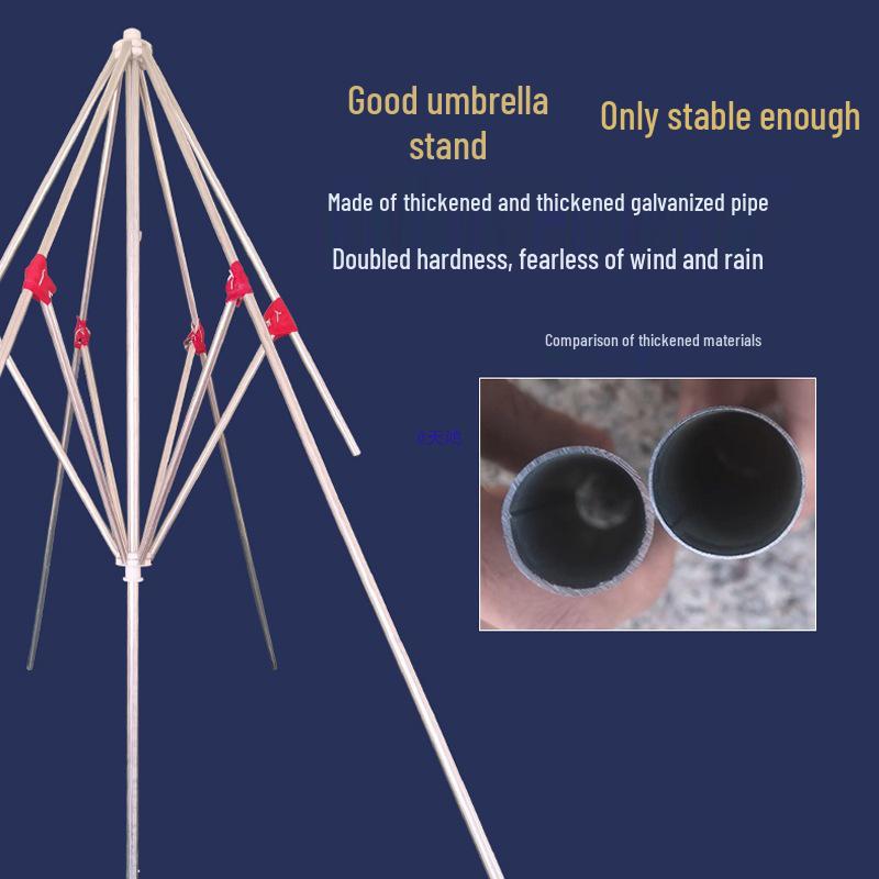 Großer winddichter Sonnenschirm: Gewerbliche Faltmarkise für den Außenbereich zum Sonnenschutz