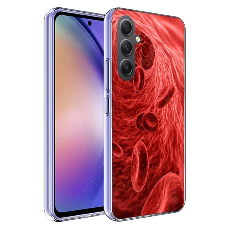 Blood Platelets Under Microscope Phone Case for Samsung A17 A37 A57 A07 A16 A26 A36 A56 A06 A02S A12 A22 A32 A52S A04S A14 A24 A