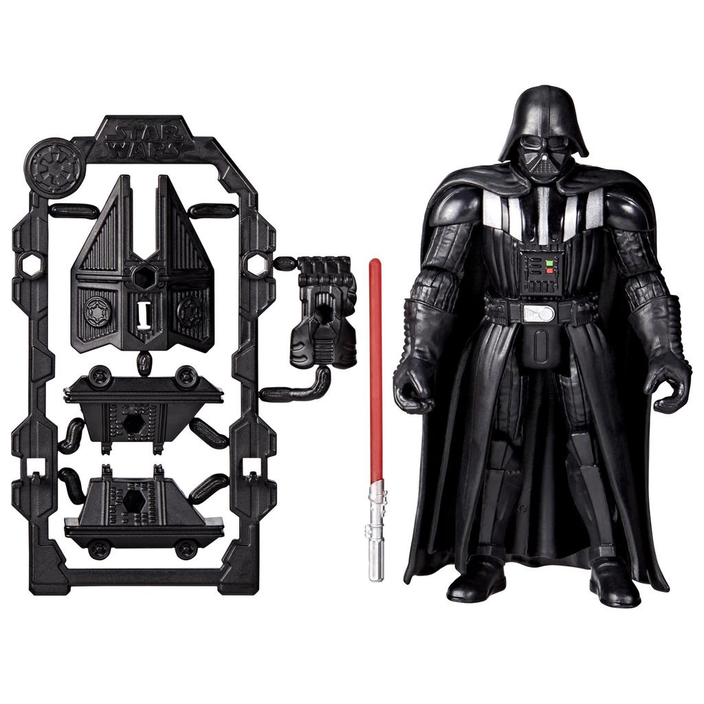 Hasbro STAR WARS Actionverse Darth Vader 11cm Action Figure Reusable Accessory Storage Toy for Ages 4 and Up G2869 Authentic & Accessories, Rack,