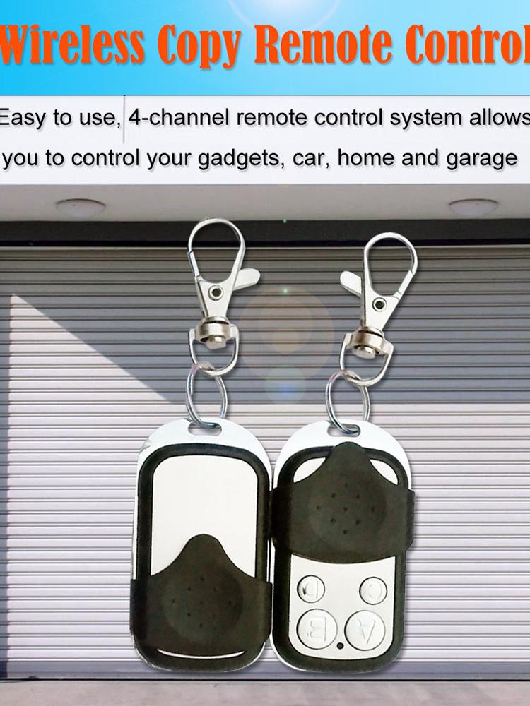 433MHz Copy Remote Control Cars Garage Doors Gate Doors Duplicator Learning Code 4 Button Cloning Duplicator