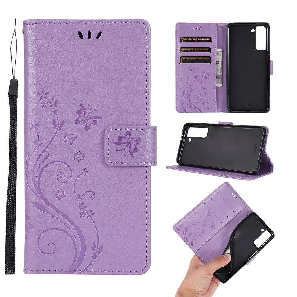 Wallet Flip Phone Case For Coque Samsung Galaxy S24 S23 Ultra S22 Plus S21 FE S20 S10 Plus S10E Card Holder Stand Book Cover
