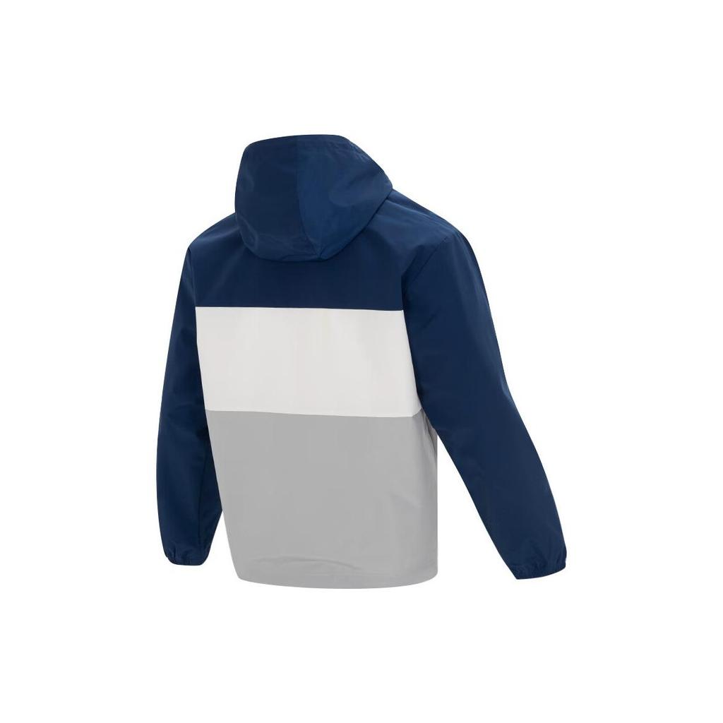 New Balance Lifestyle Hooded Jacket Asia Sizing 'Blue White Grey' Men's 5AD38011-NV